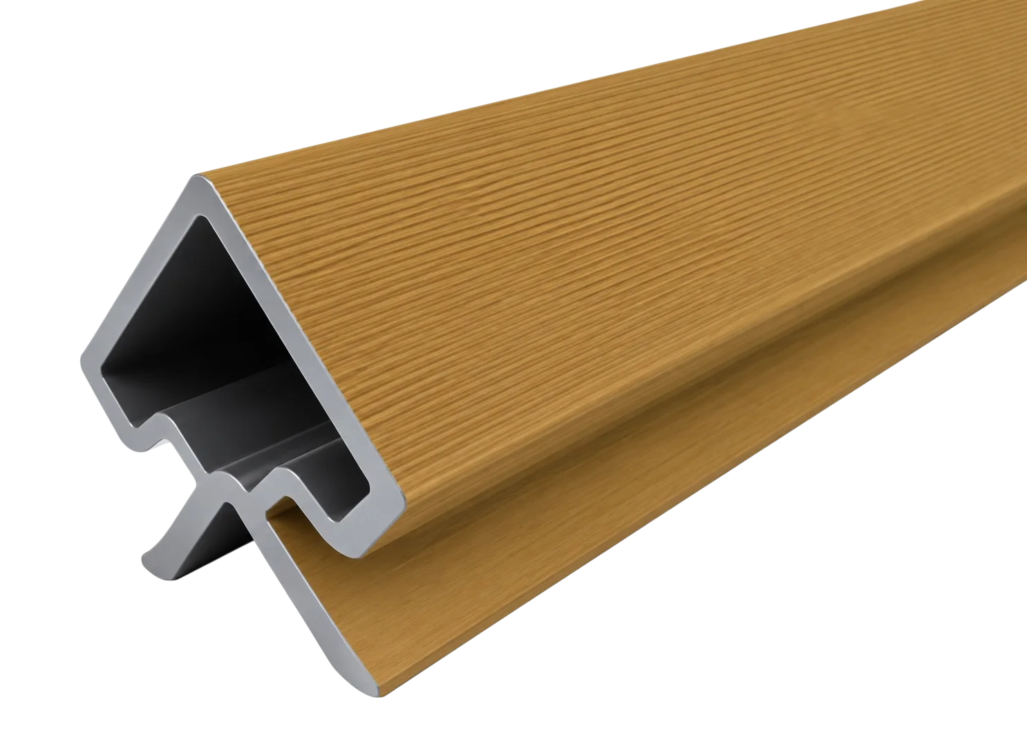 Wall Panel 73T Corner Trim - Walnut - 290cm - (1 Pack / 3pcs)