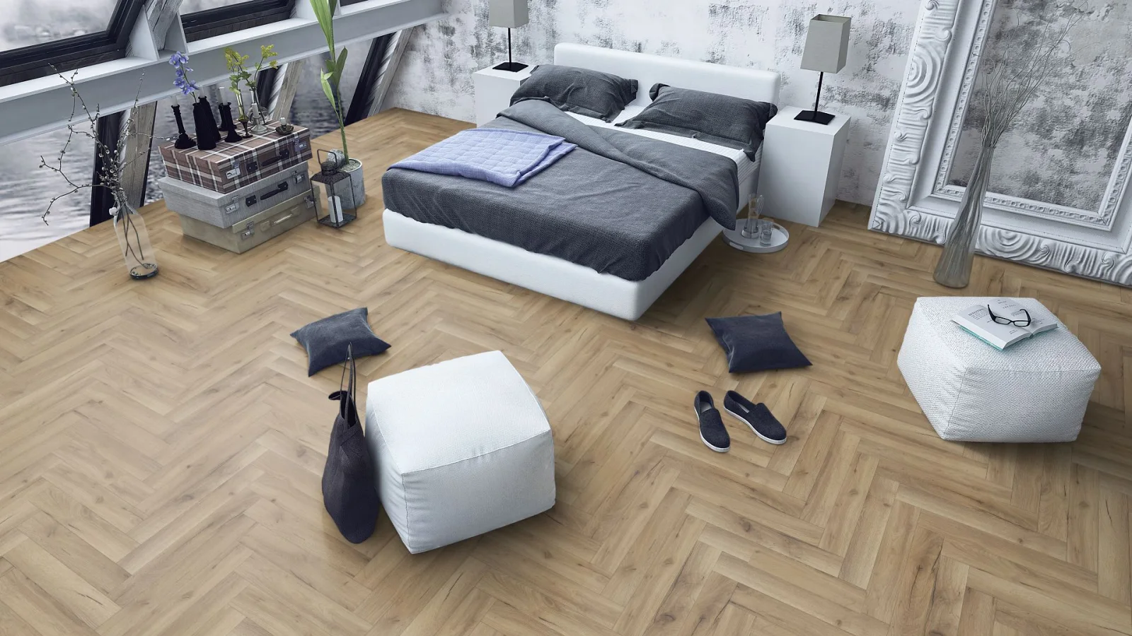 Lignum Fusion Premium Albany Oak Herringbone