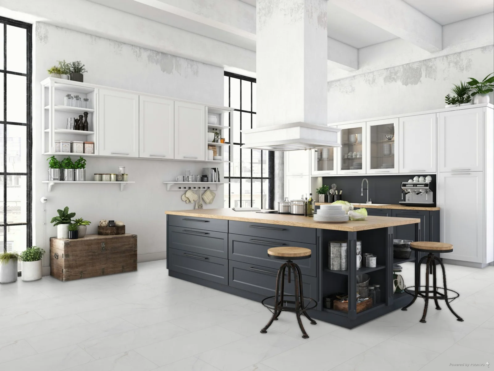Falquon Stone Marmorata Chiara Tile High Gloss