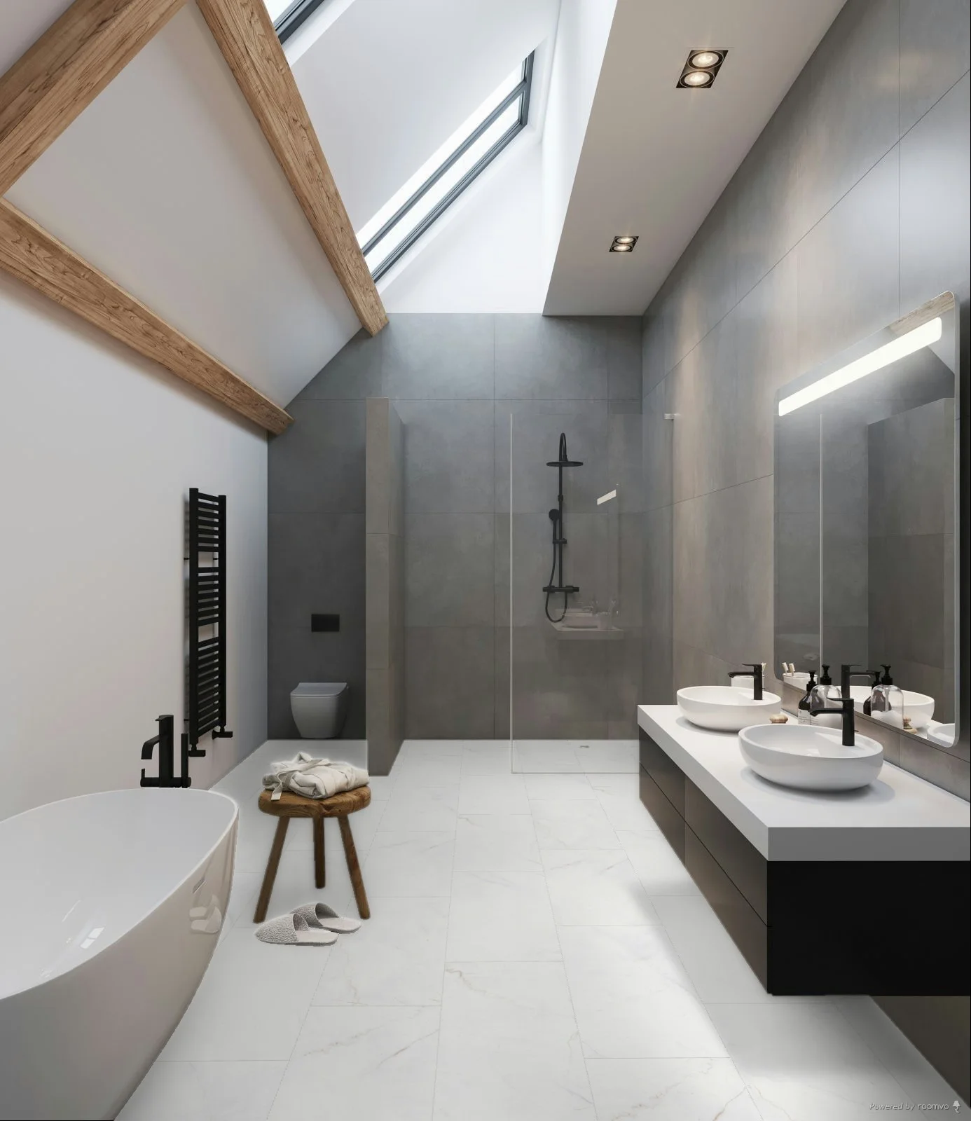Falquon Stone Marmorata Chiara Tile High Gloss