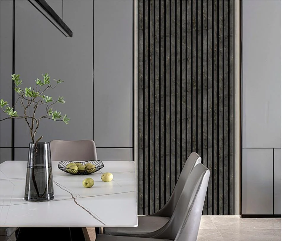 Wall Panel 02WN - Gold and Black Marble - Acoustic - 280cm - (1 pack / 3pcs)