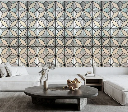 Wall Panel 010A - Antique Metallic Grey - Acoustic - 240cm - (1 pack / 4pcs)