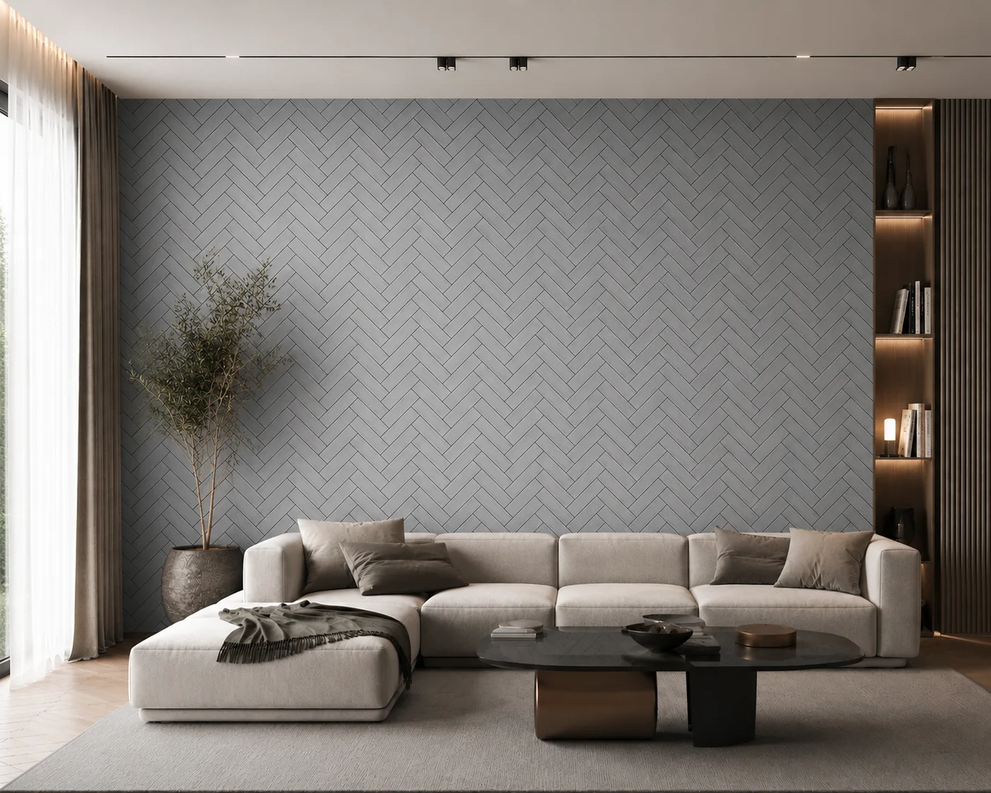 Wall Panel 41F - Grey Oak - Acoustic - 240cm - (1 pack / 4pcs)