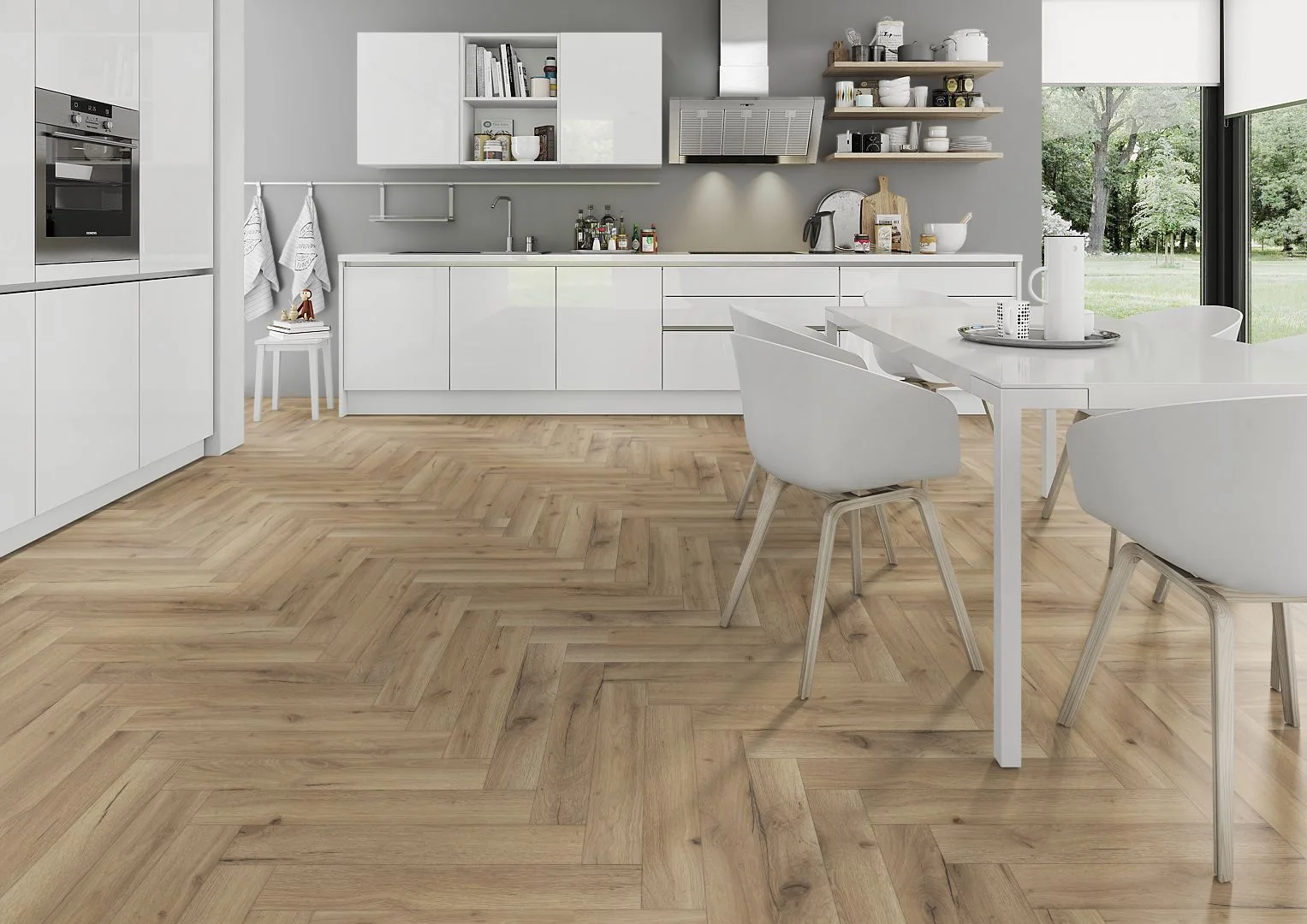 Lignum Fusion Premium Albany Oak Herringbone