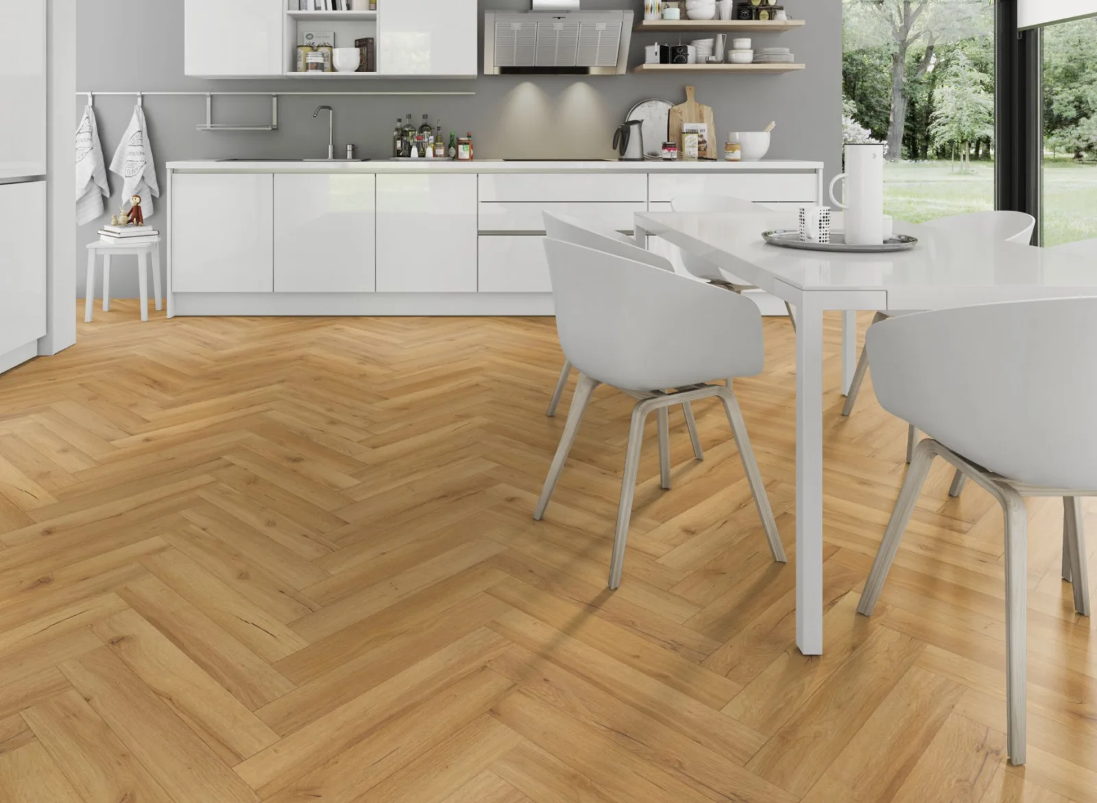 Lignum Fusion Premium Robust Natural Oak Herringbone