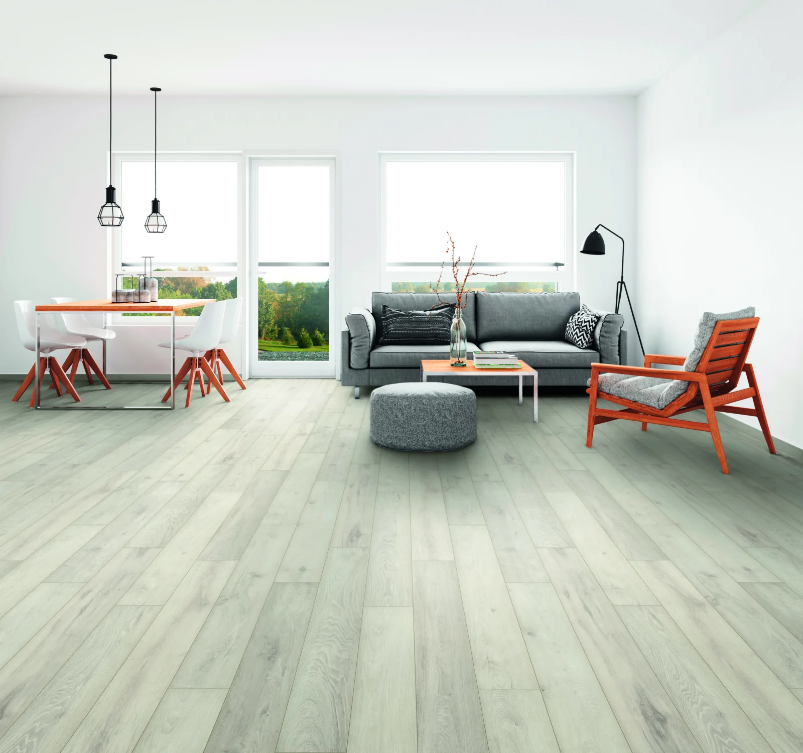Aspekt 8mm Nordic Oak Laminate Flooring - Stylish & Durable