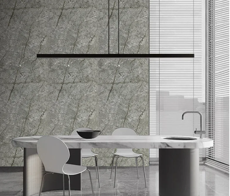 Wall Panel 07F - Gold and Grey Marble - Wall Board - 240cm - (1 pack / 4pcs)