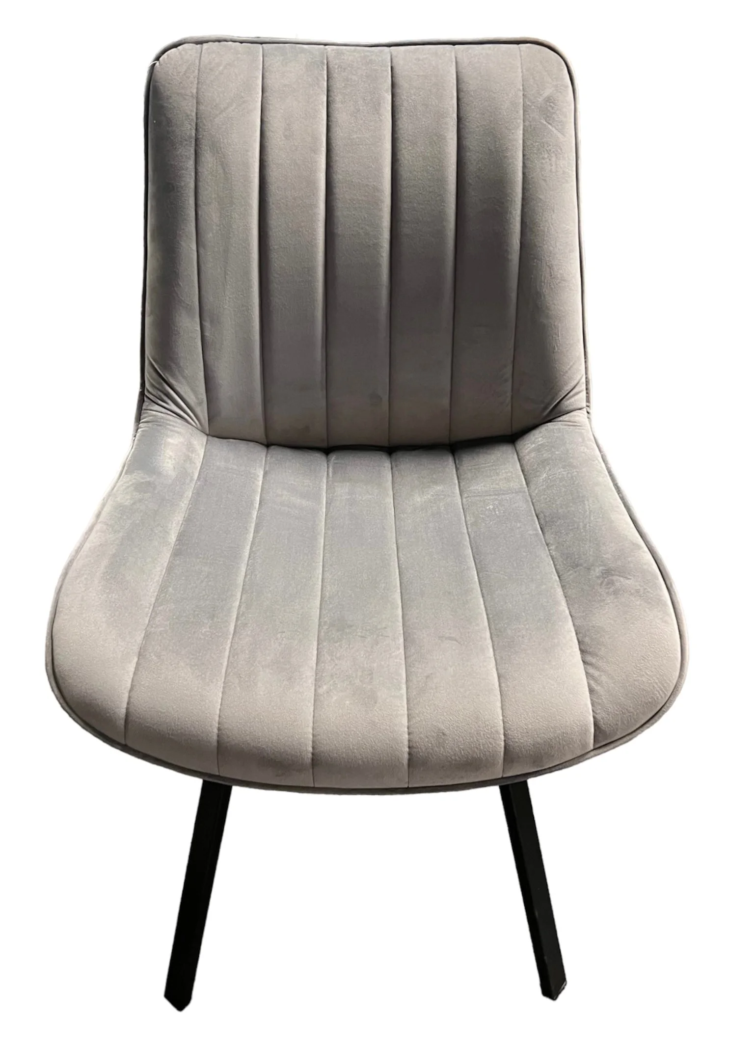Roco 360º Dark Grey Chair (Black Legs)