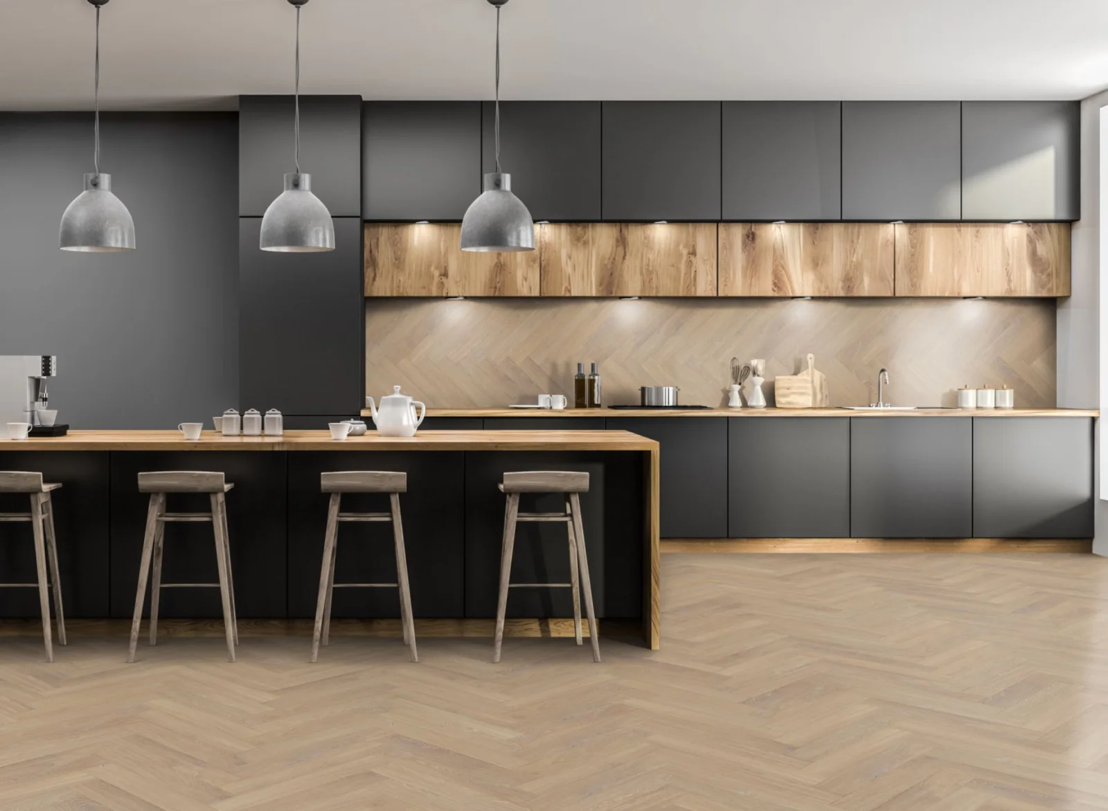 Lignum Fusion Premium Desert Oak Herringbone