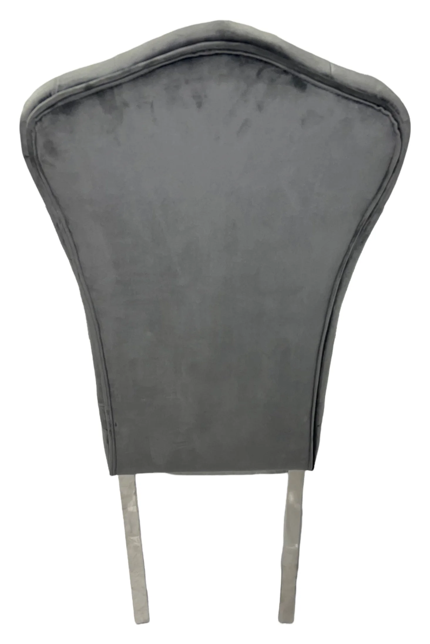 Alice Dark Grey Chair (Chrome Legs)
