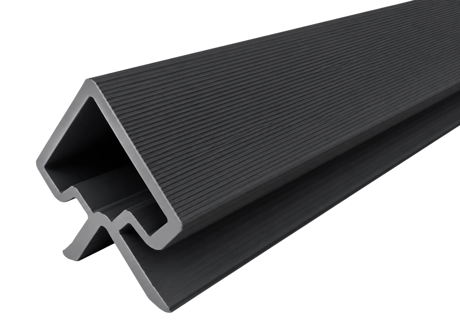 Wall Panel 73/83E Corner Trim - Black - 290cm - (1 Pack / 3pcs)