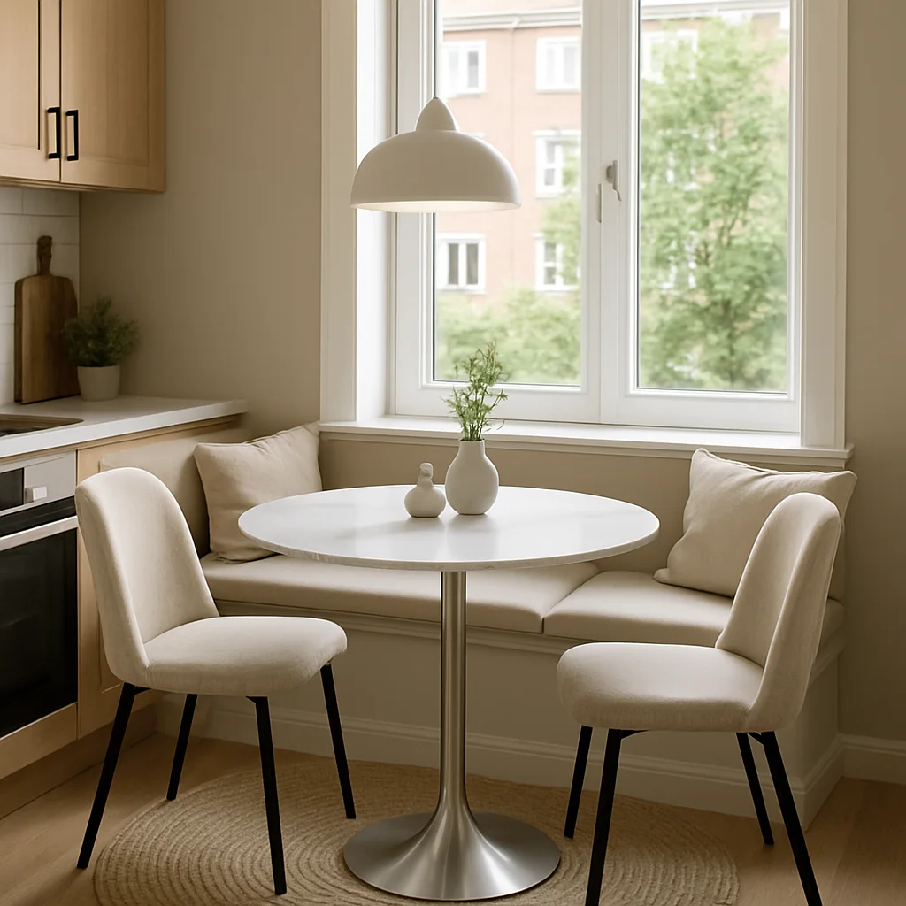 Bentley 0.9m Round Table (Chrome KD)