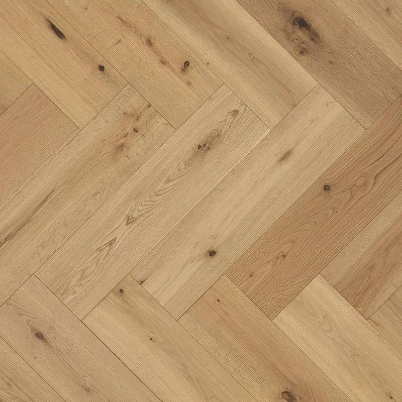 Universal Clic Herringbone Brushed Oak