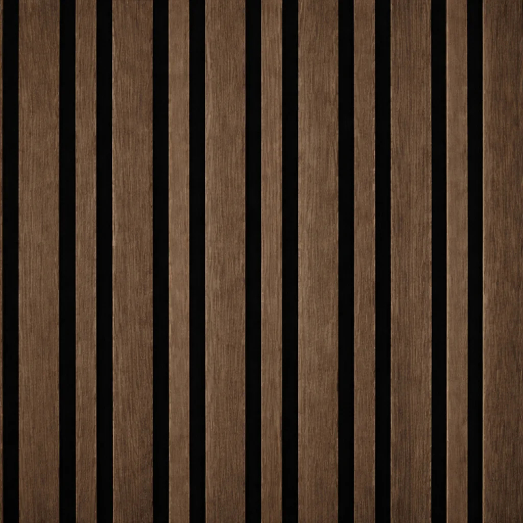 Wall Panel 04T - Walnut - Acoustic - 240cm - (1 pack / 4pcs)