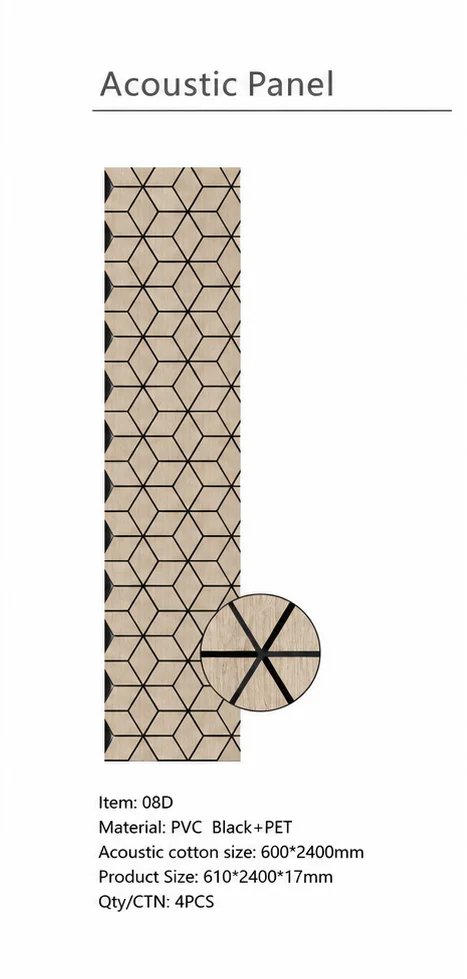 Wall Panel 08D - Dark Oak - Blocks - 240cm - (1 pack / 4pcs)