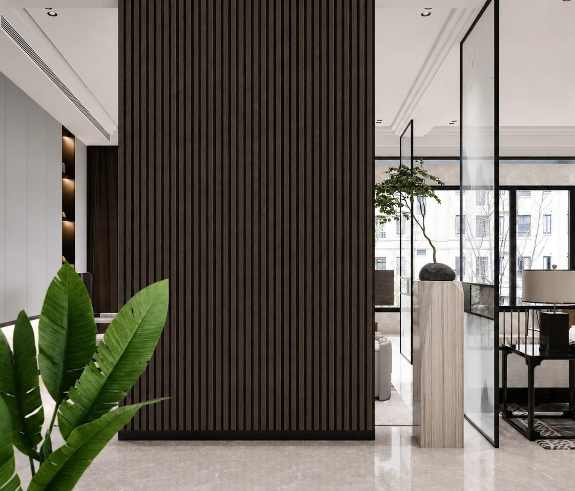 Wall Panel 31T - Walnut - Premium Acoustic - 240cm - (1 pack / 4pcs)