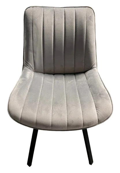 Roco 360º Dark Grey Chair (Black Legs)