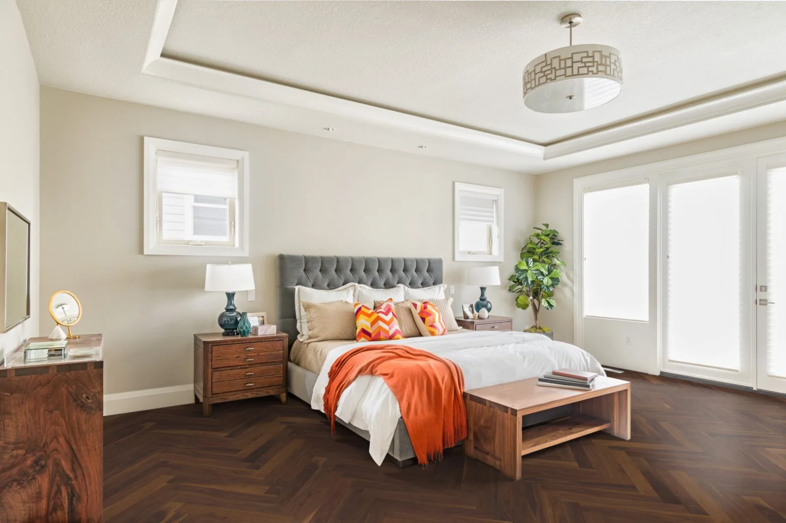 Lignum Strata The Castro Collection Walnut Herringbone 90