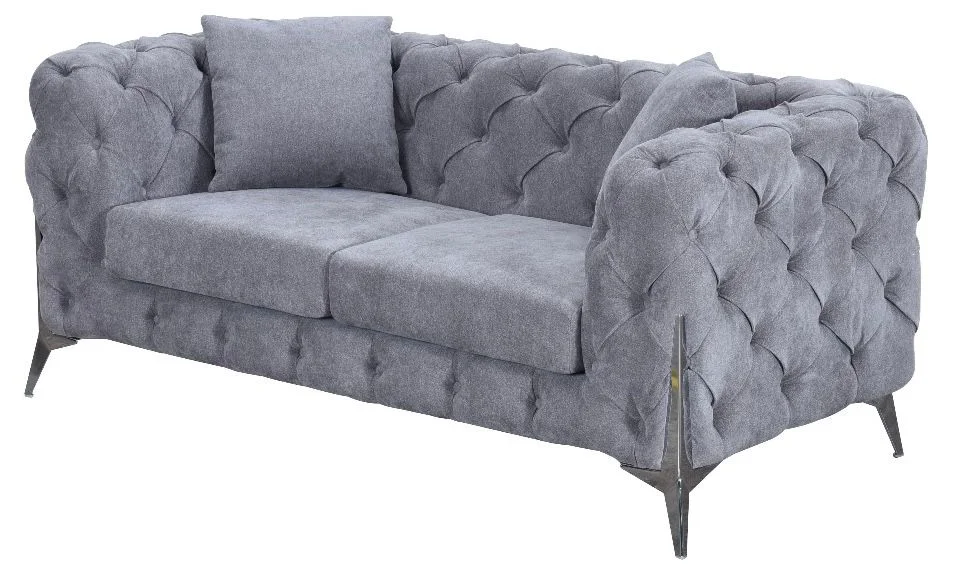 Paris Grey 2 Seater Sofa