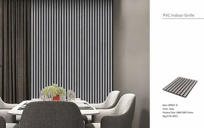 Wall Panel 21B - Grey - Seamless - 240cm - (1 pack / 8pcs)