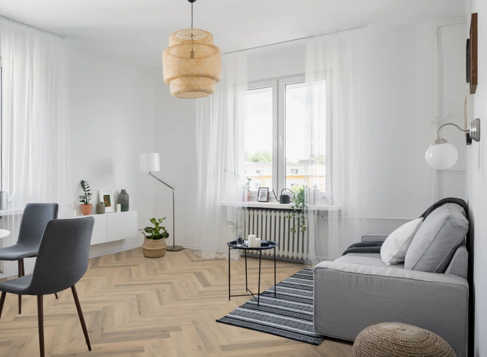 Lignum Fusion Premium Greige Oak Herringbone