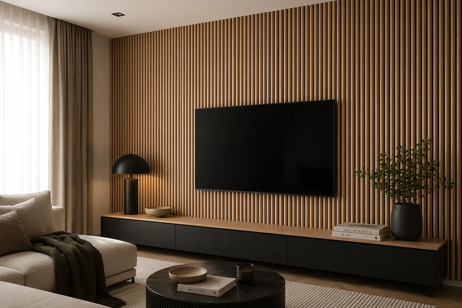 Wall Panel 37H - Oak 02 - Acoustic - 240cm - (1 pack / 4pcs)