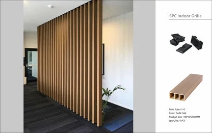Room Divider 51D - Dark Oak - PVC - 280cm - (1 pack / 6pcs)