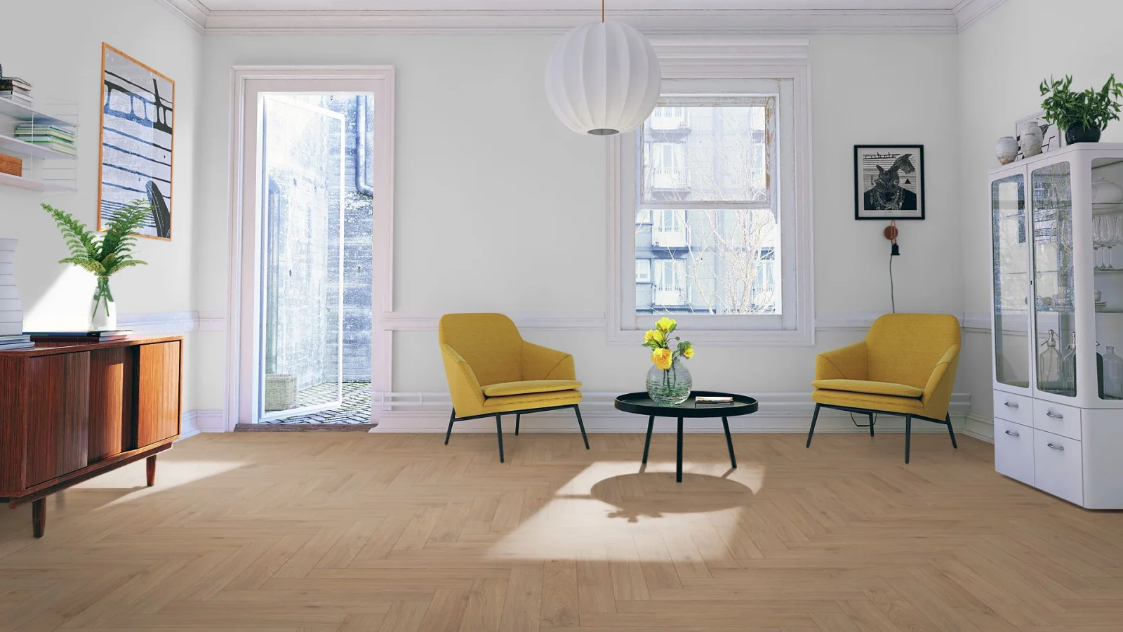 Lignum Fusion Premium Oregon Oak Herringbone