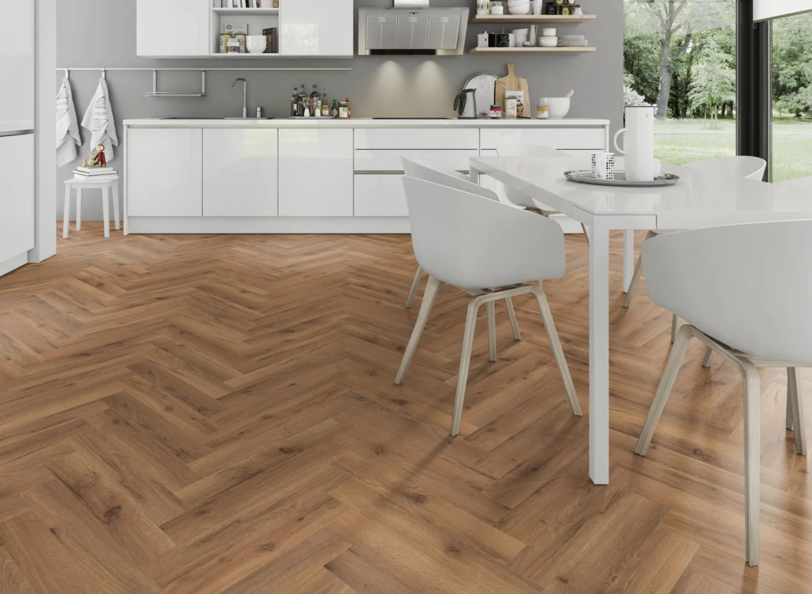 Lignum Fusion Premium Robust Fumed Oak Herringbone
