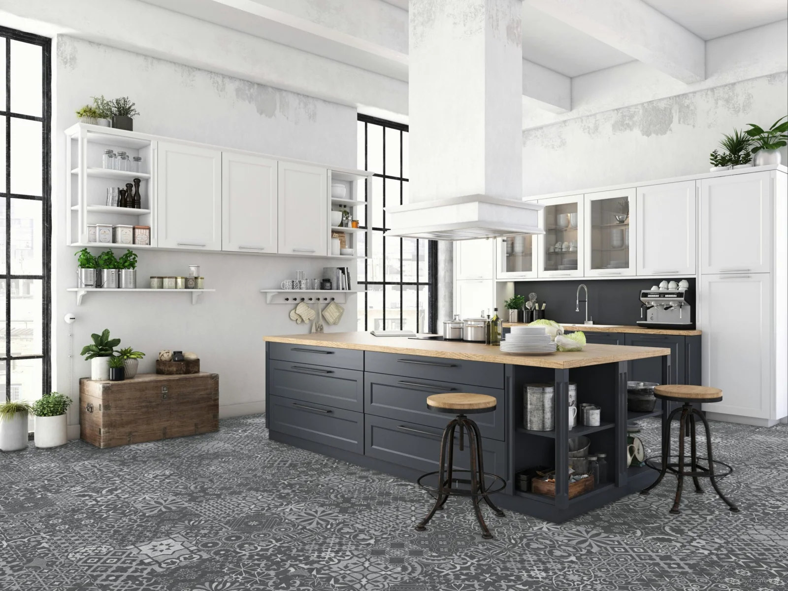 Falquon Stone Palazzo MT Tile Matt - Laminate Flooring