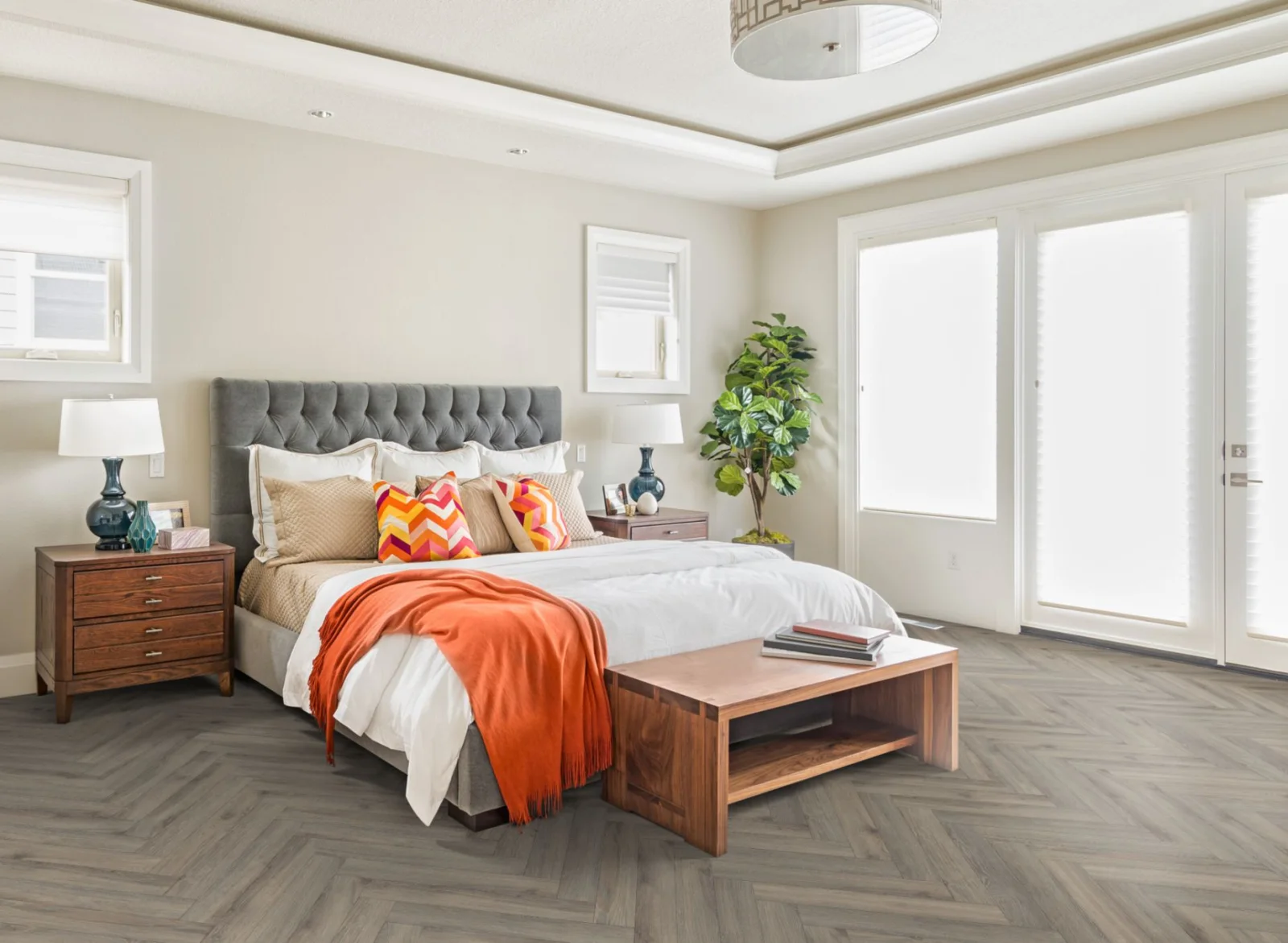 Lignum Fusion Premium Volcanic Oak Herringbone