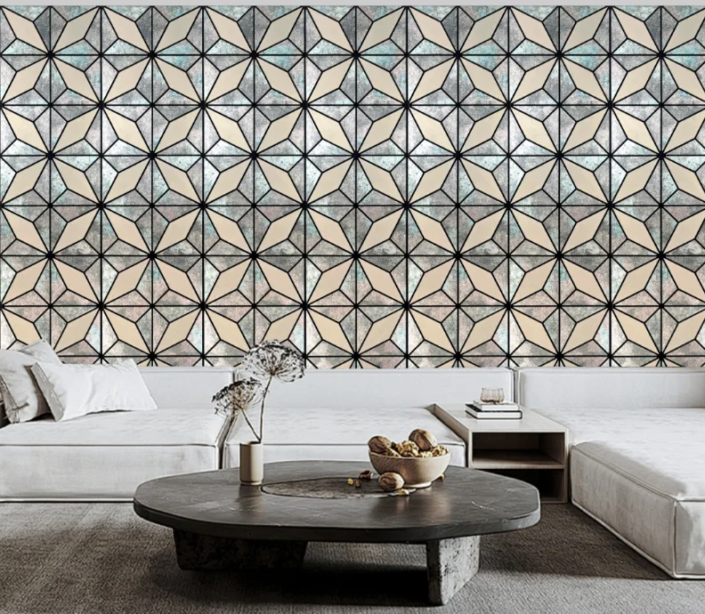 Wall Panel 010A - Antique Metallic Grey - Acoustic - 240cm - (1 pack / 4pcs)