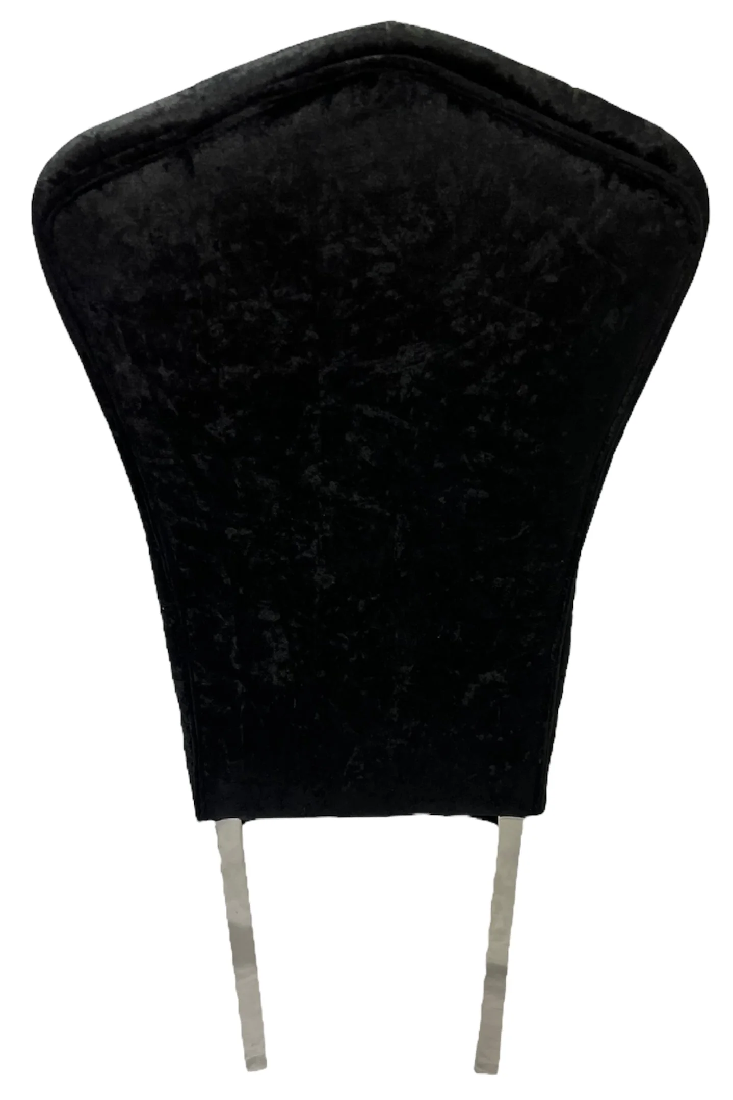 Alice Black Chair (Chrome Legs)