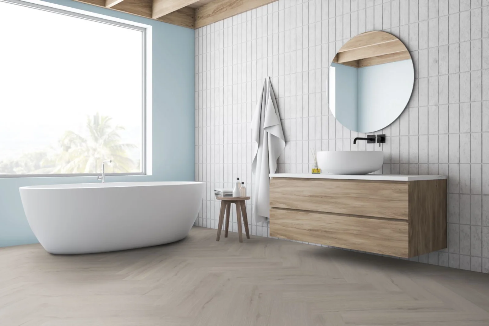Lignum Core Greywood Herringbone