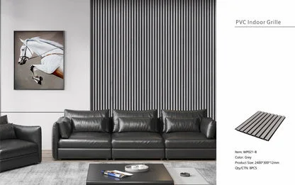 Wall Panel 21B - Grey - Seamless - 240cm - (1 pack / 8pcs)