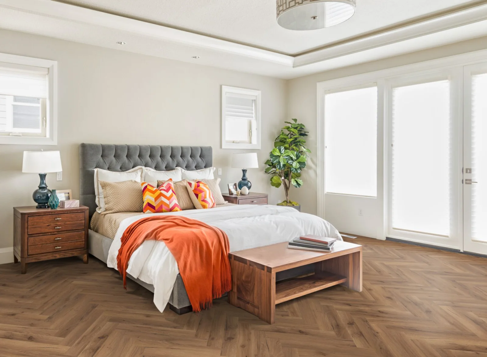 Lignum Fusion Premium Robust Fumed Oak Herringbone