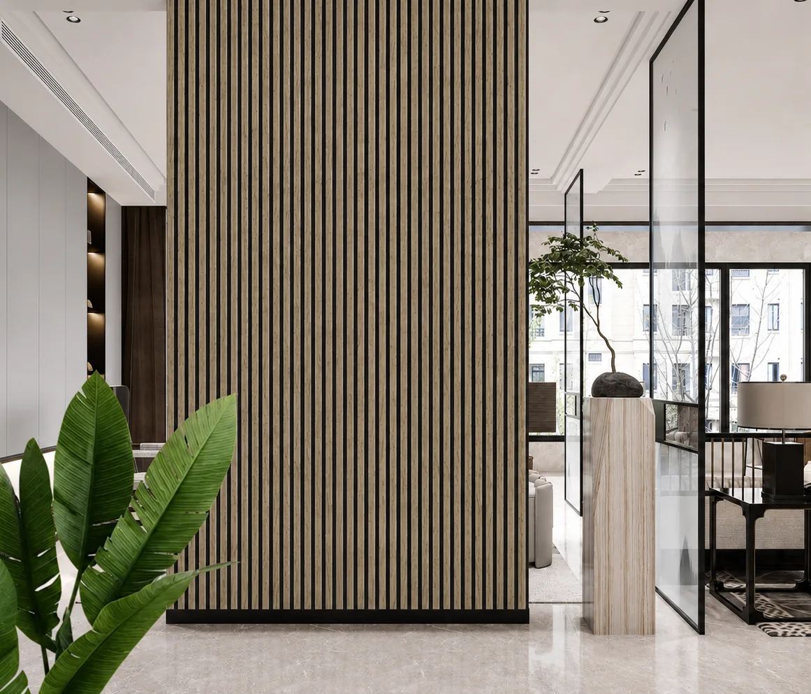 Wall Panel 31D - Dark Oak - Premium Acoustic - 240cm - (1 pack / 4pcs)