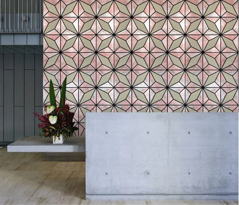 Wall Panel 010C - Antique Metallic Brown - Acoustic - 240cm - (1 pack / 4pcs)
