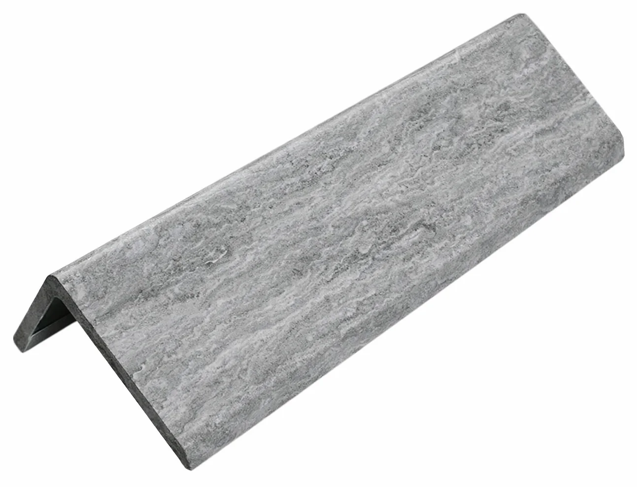 Wall Panel PVC Trim Acoustic - WO Grey Marble - WP 01/02 - 240cm - (1 pack / 10pcs)