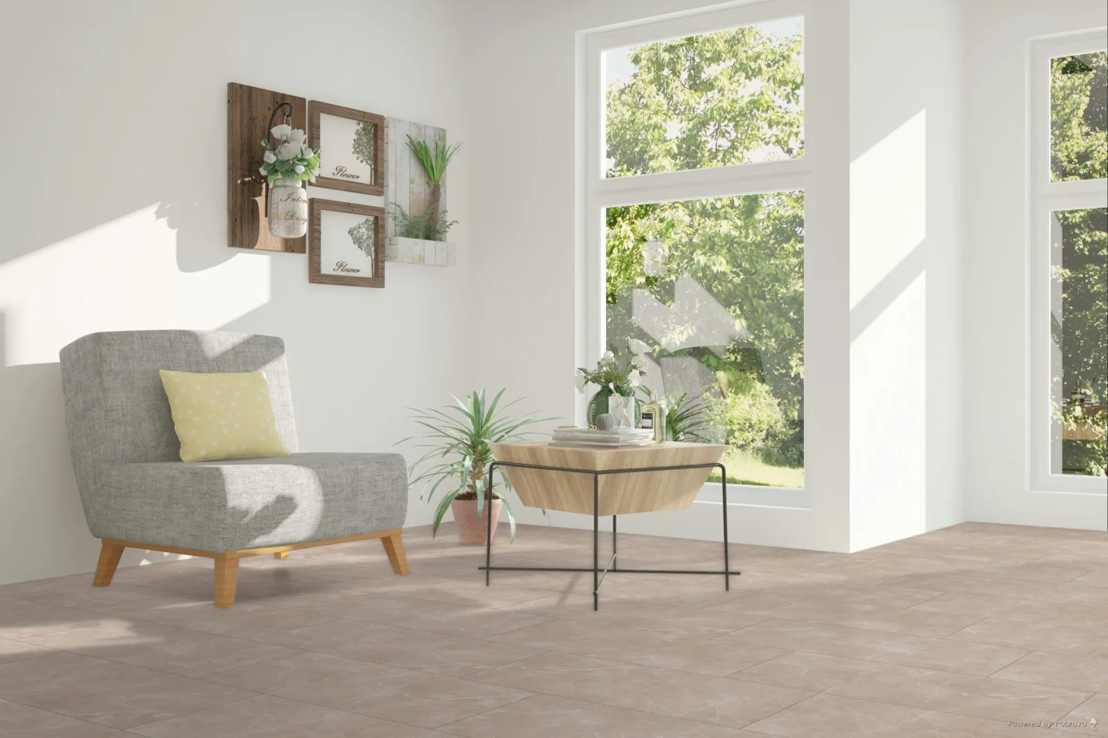 Falquon Stone Botticino Light Tile High Gloss