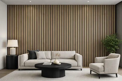 Wall Panel 61D - Dark Oak - PVC - 240cm - (1 pack / 8pcs)