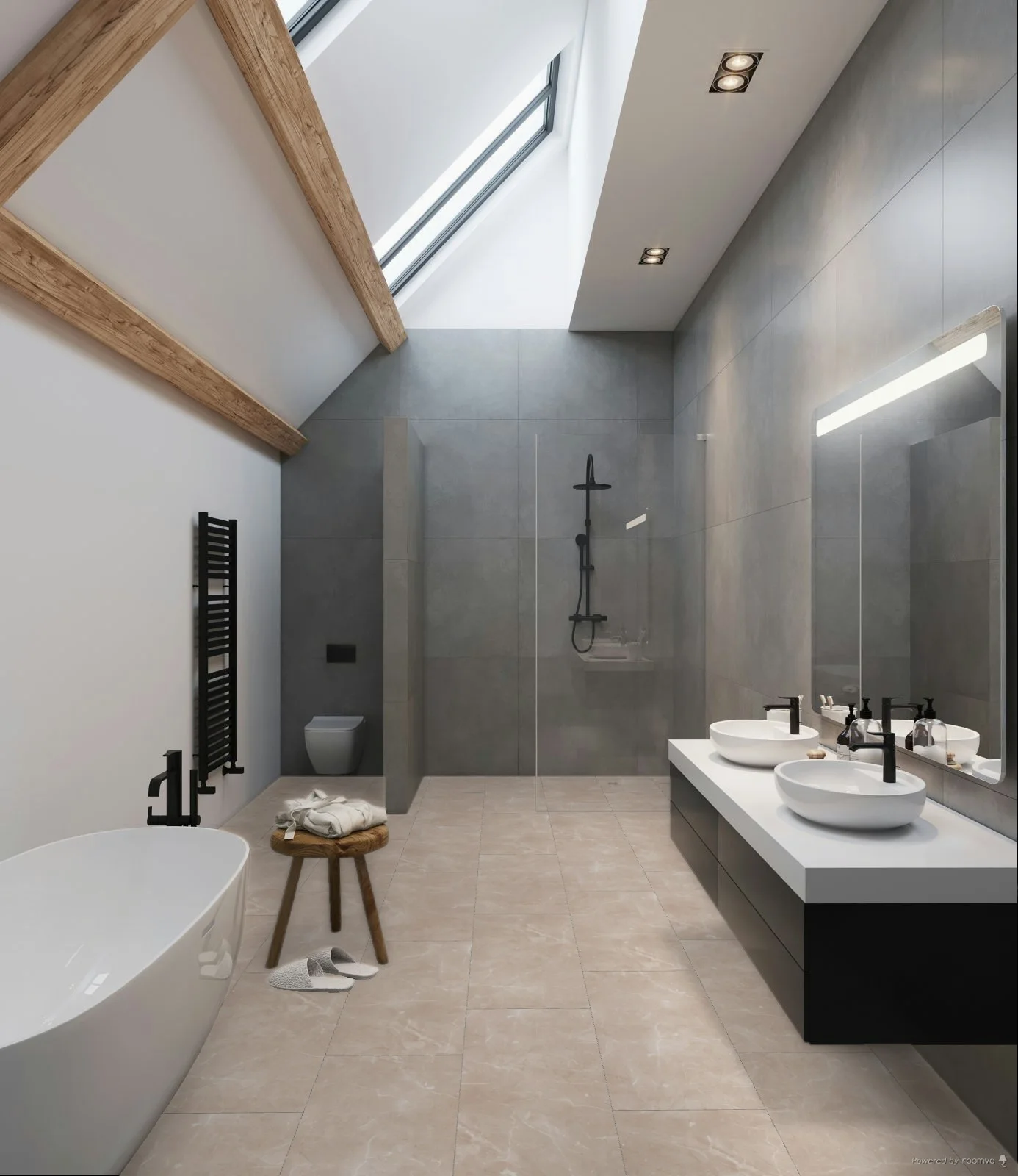 Falquon Stone Botticino Light Tile High Gloss