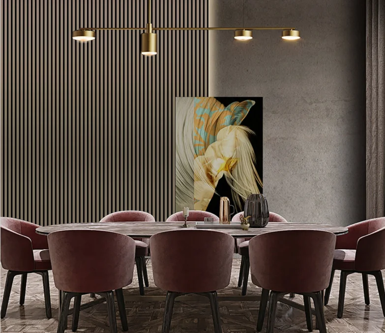 Wall Panel 01WF - Metallic Brown - Acoustic - 240cm - (1 pack / 4pcs)