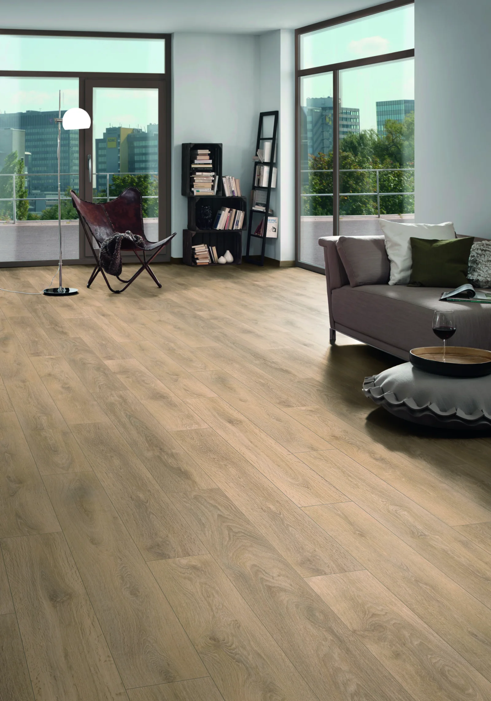 Eurohome Blonde Oak Laminate Flooring | Judge Carpets
