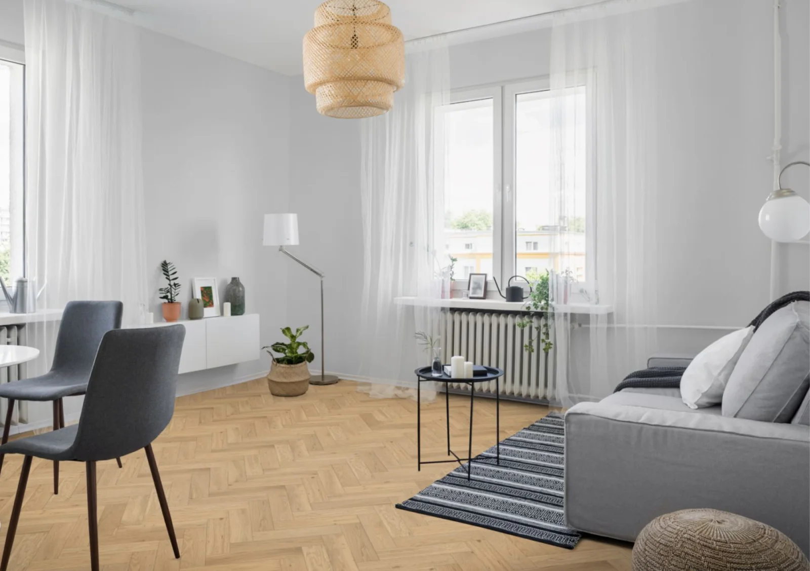 Lignum Strata Fifteen Whisper Oak Herringbone 90