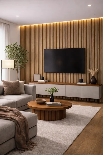 Wall Panel 04D - Dark Oak - Acoustic - 240cm - (1 pack / 4pcs)