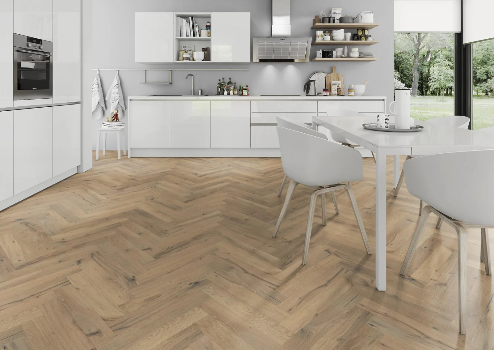 Sienna Florence Oak Herringbone