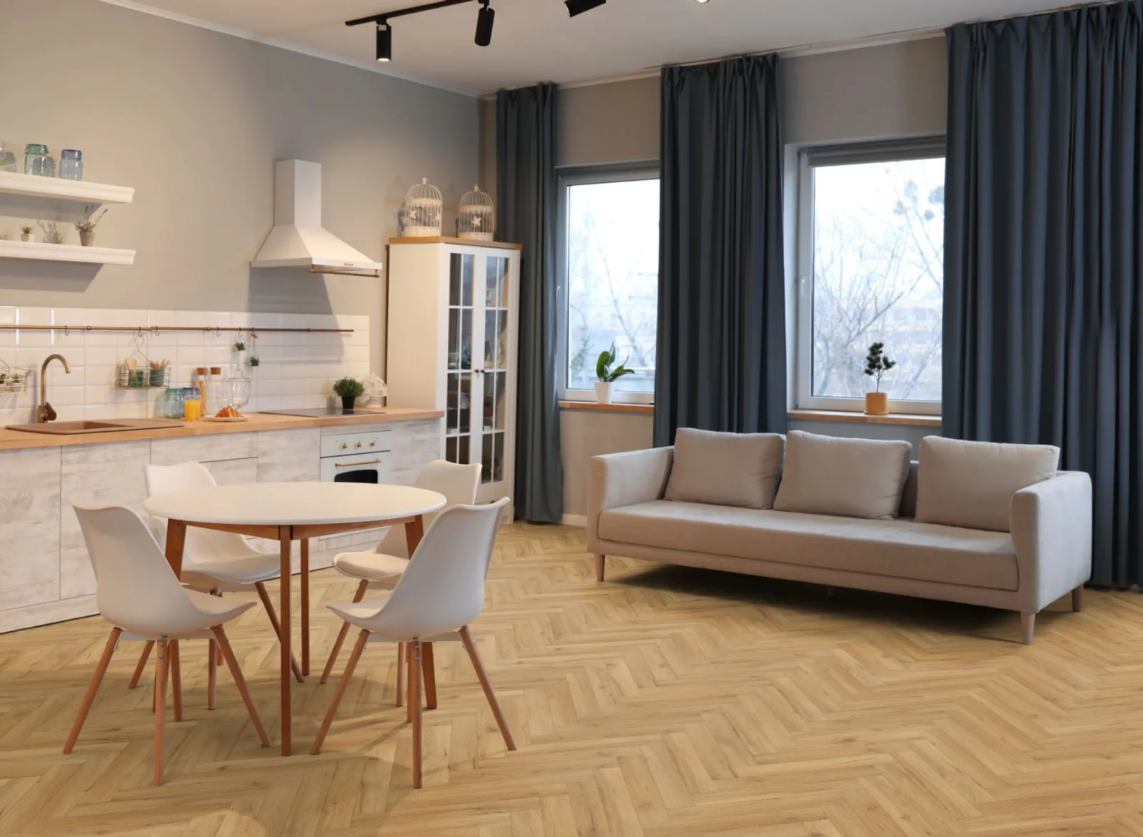 Lignum Fusion Premium Robust Natural Oak Herringbone