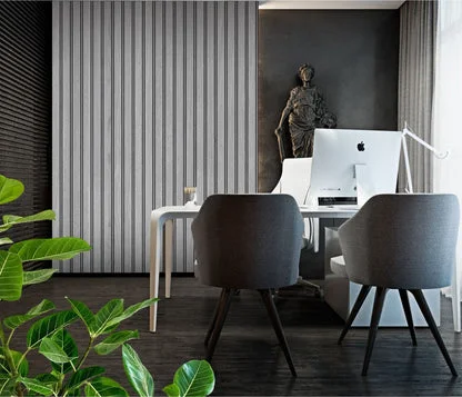 Wall Panel 64B - Grey - PVC - 240cm - (1 pack / 8pcs)