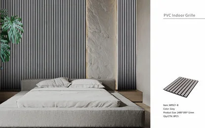 Wall Panel 21B - Grey - Seamless - 240cm - (1 pack / 8pcs)